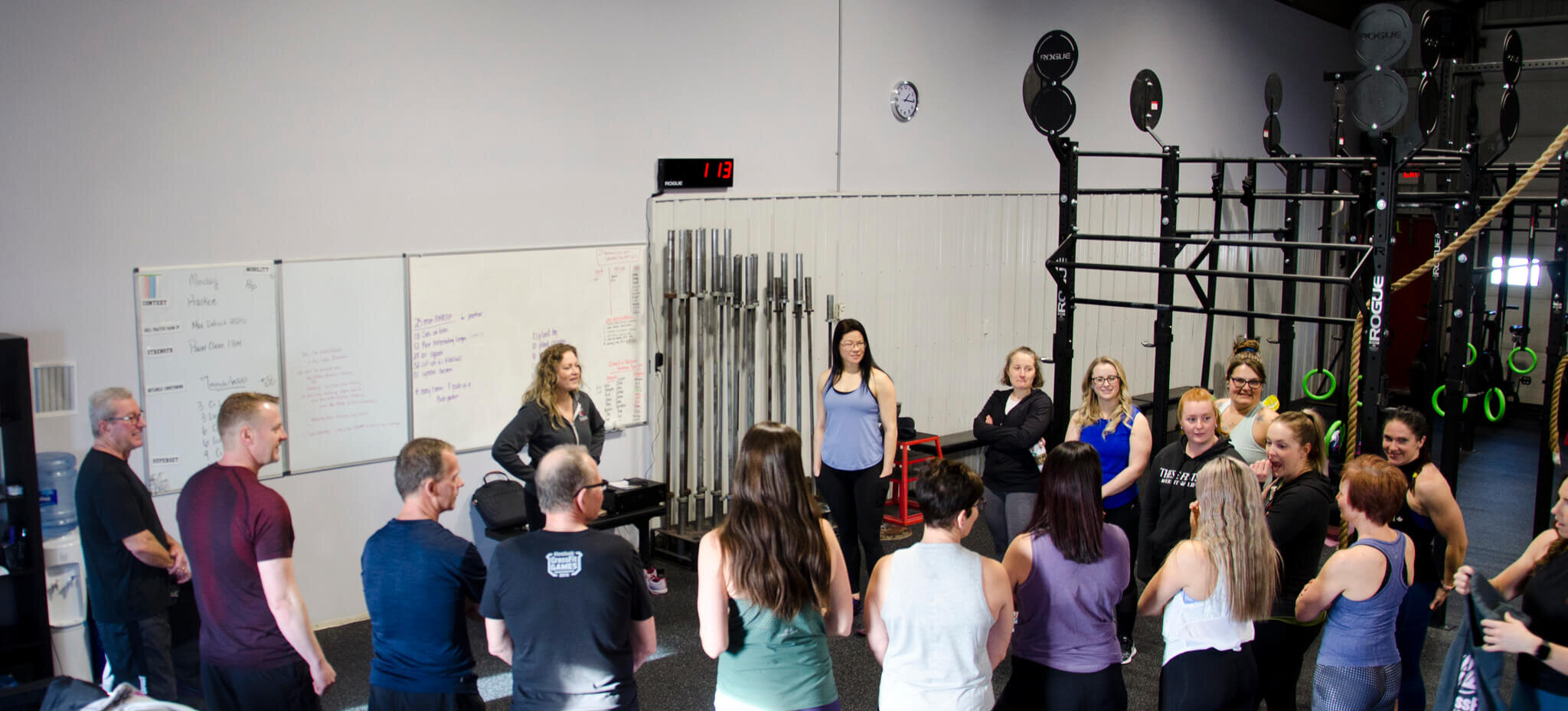 Athletes training together at Ignite Fitness